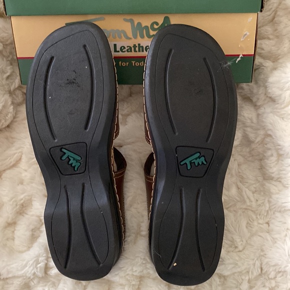 EUC Thom McCan Brown leather mules 8 - Picture 4 of 5